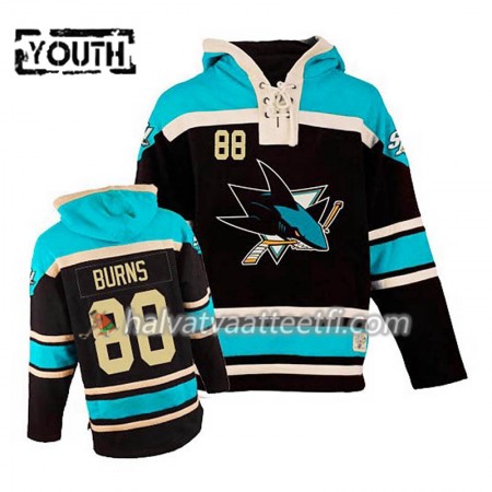 Lasten NHL San Jose Sharks Brent Burns 88 Musta Sawyer Hooded Sweatshirt Lasten NHL San Jose Sharks Brent Burns 88 Musta Sawyer Hooded Sweatshirt